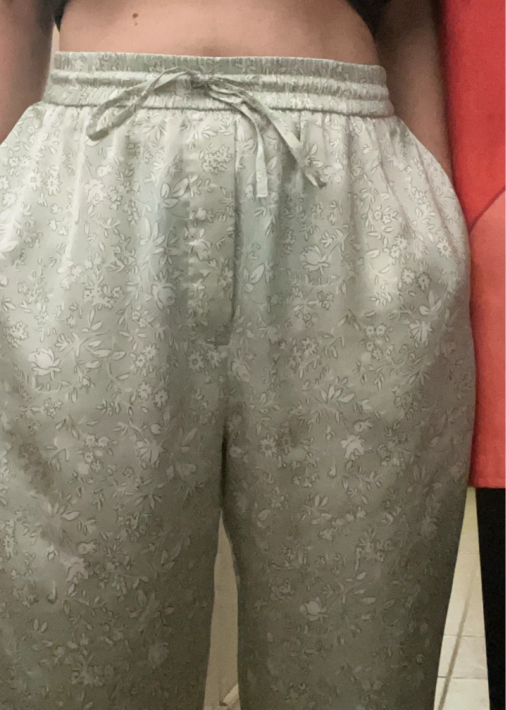 Zara Satin Jogger-Style Pants – Size L - photo 3