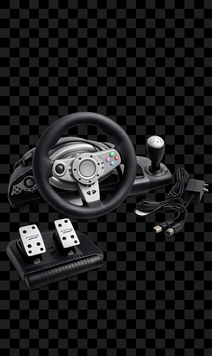 Logitech Driving Force GT Racing Wheel and Pedals
