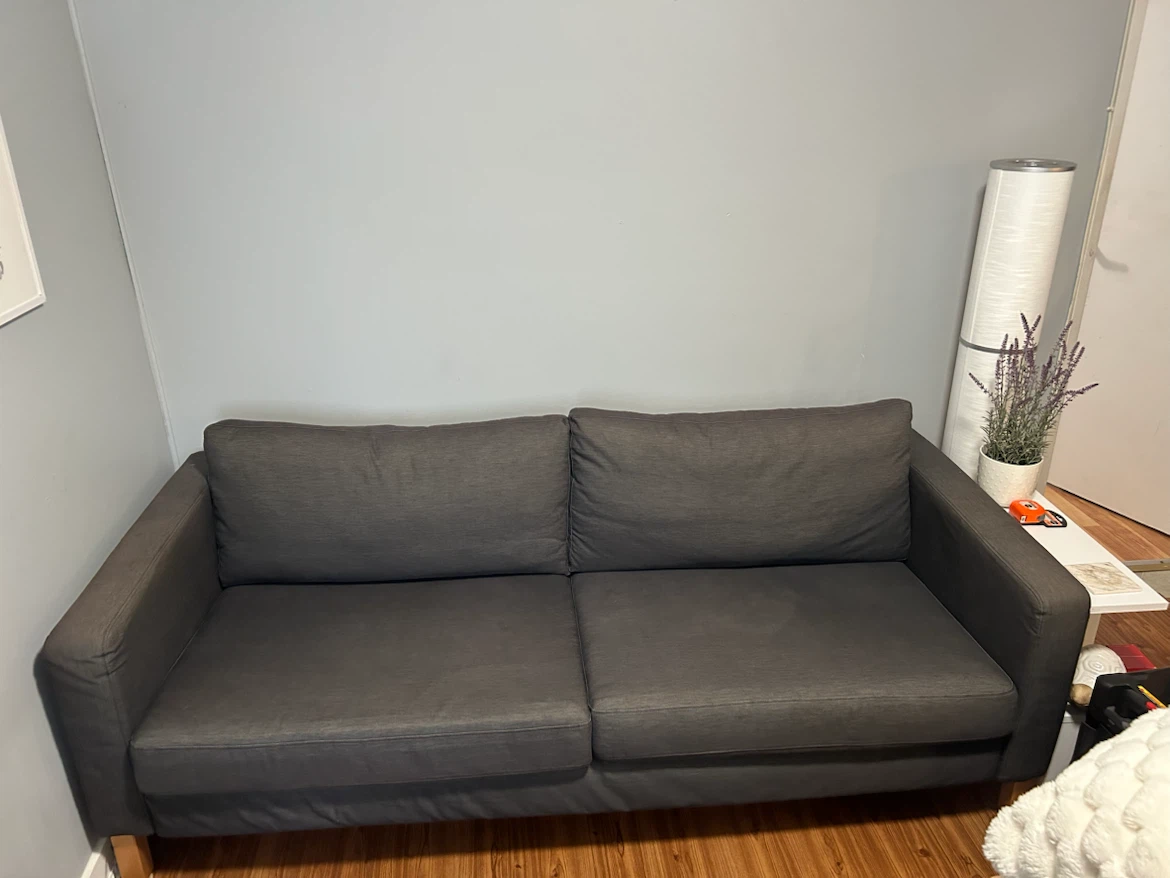 Grey Ikea Couch - Karlstad - photo 2