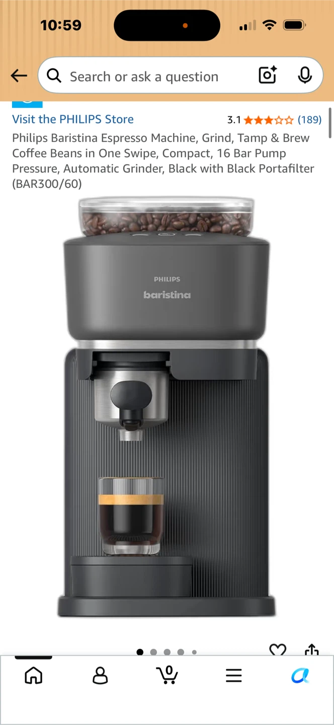 Selling Phillips Barista, new in box