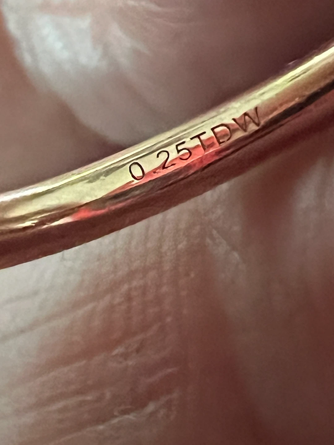 10K Rose Gold Pear Shape Halo Ring 0.25ctw - photo 4
