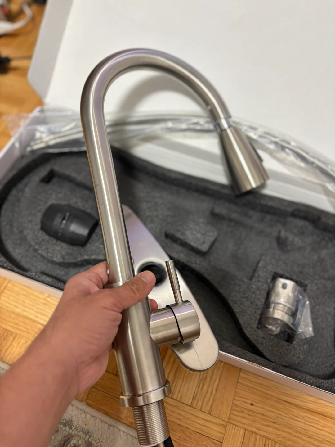 Kitchen Faucet - Brushed Nickel Finish