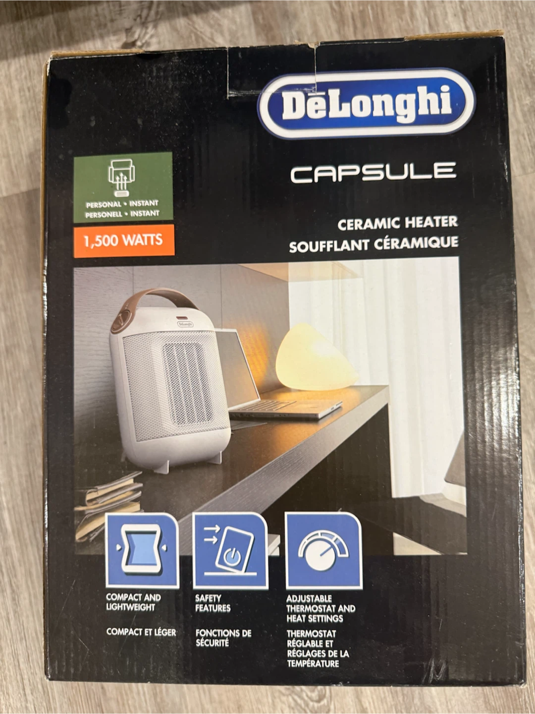 DeLonghi Capsule Ceramic Heater 1500 Watts - photo 4