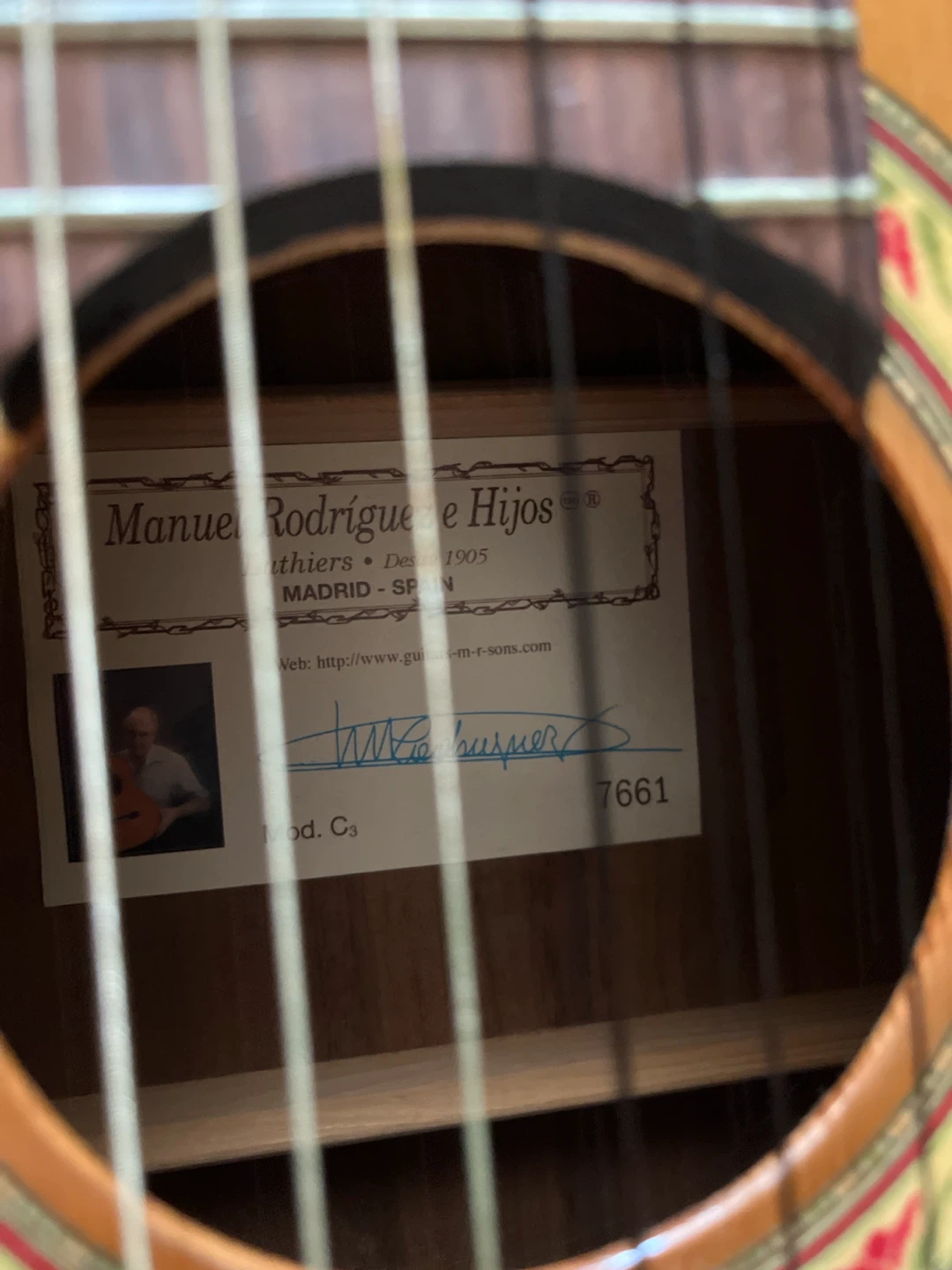 Manuel Rodriguez Hijos Classical Guitar