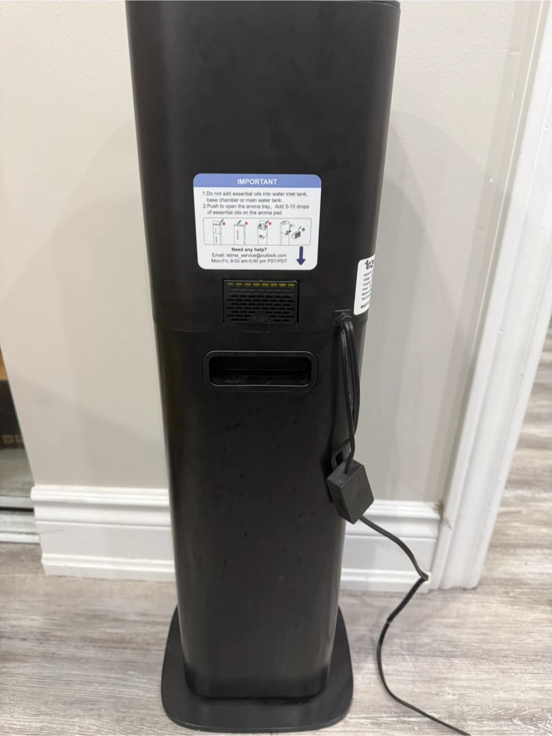 Let'me Ultrasonic Cool Mist Humidifier - photo 3