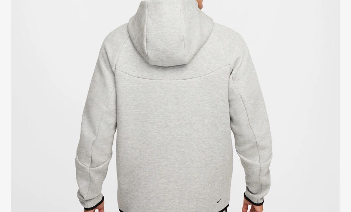 Nike Tech Fleece Full Zip Hoodie Grey - photo 2