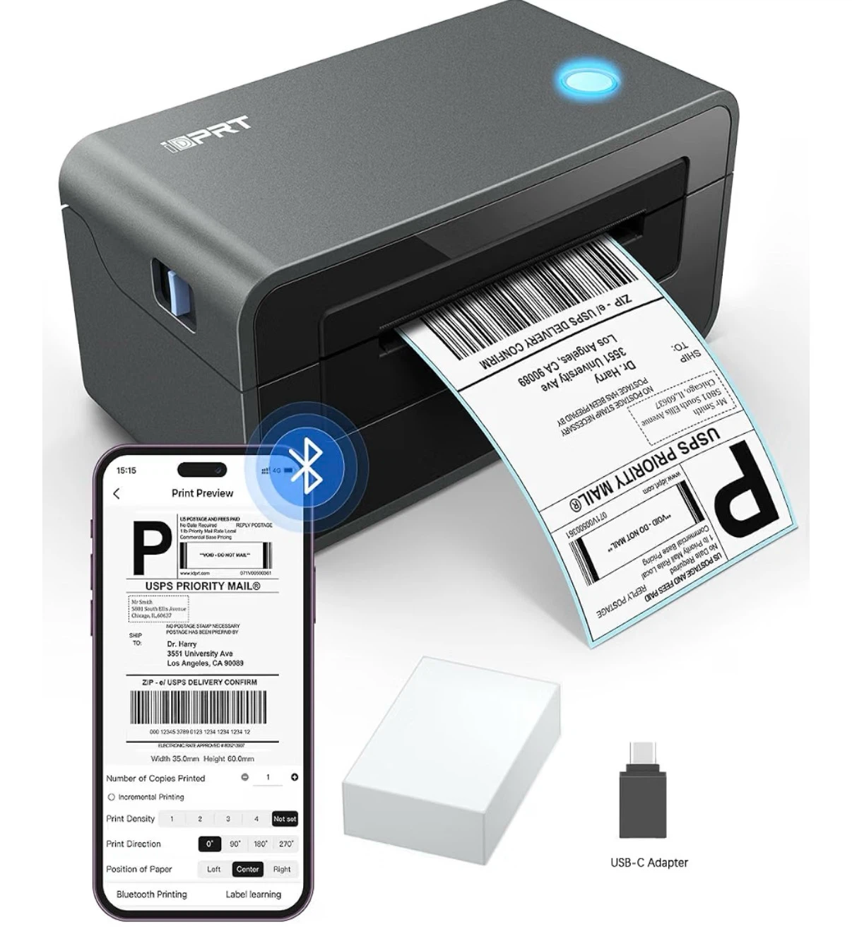 iDPRT Thermal Label Printer 4x6