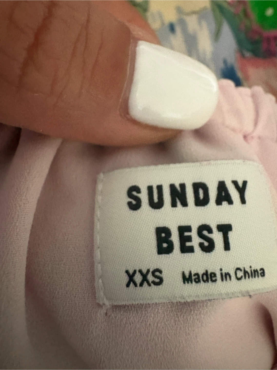 Aritzia: Sunday Best Pink Floral Ruffle Crop Top XXS - photo 5
