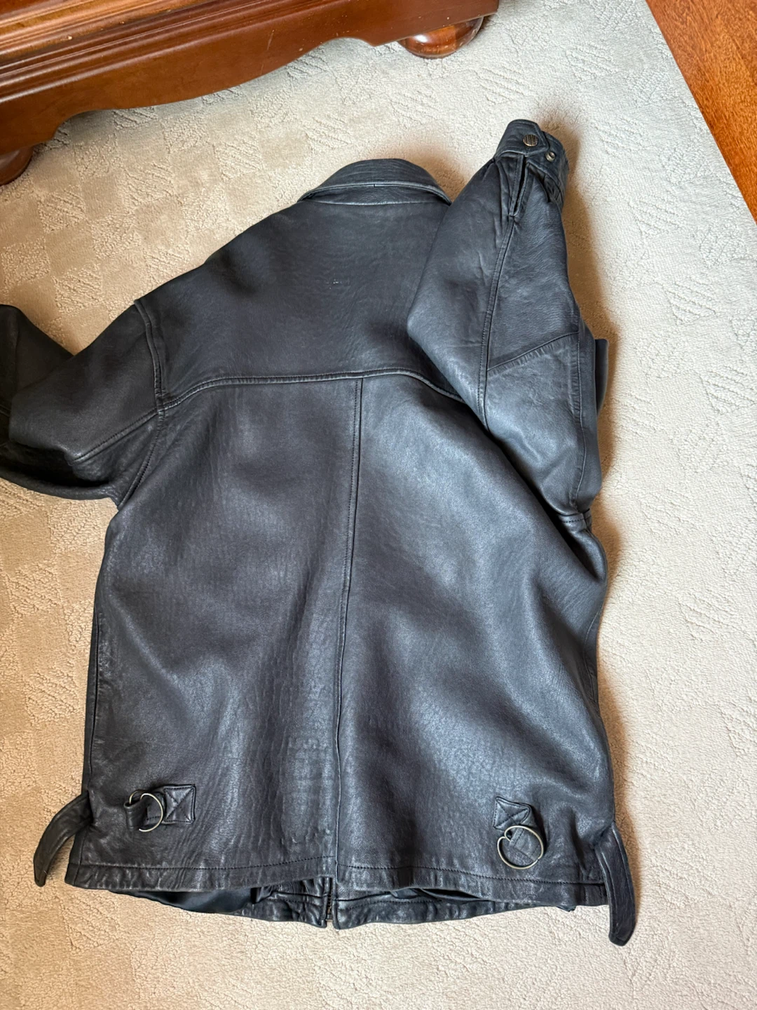 KNOLES AND CARTER LEATHER COAT - photo 2