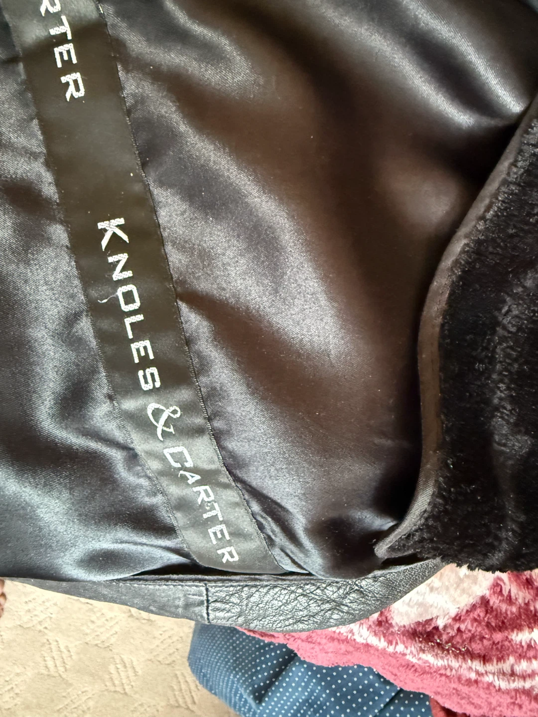 KNOLES AND CARTER LEATHER COAT - photo 4