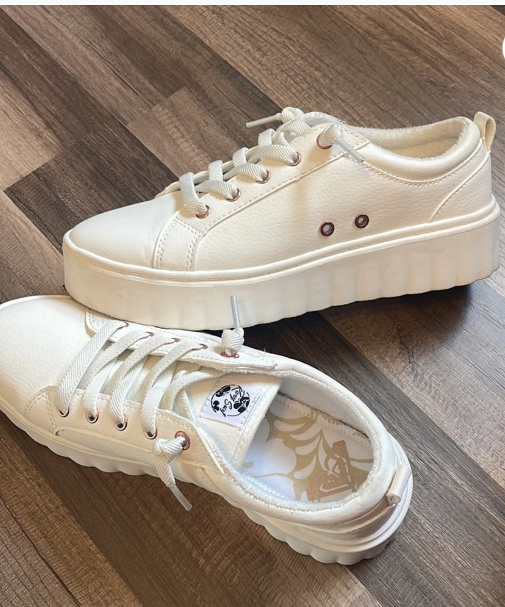 Roxy White Platform Sneakers - photo 3