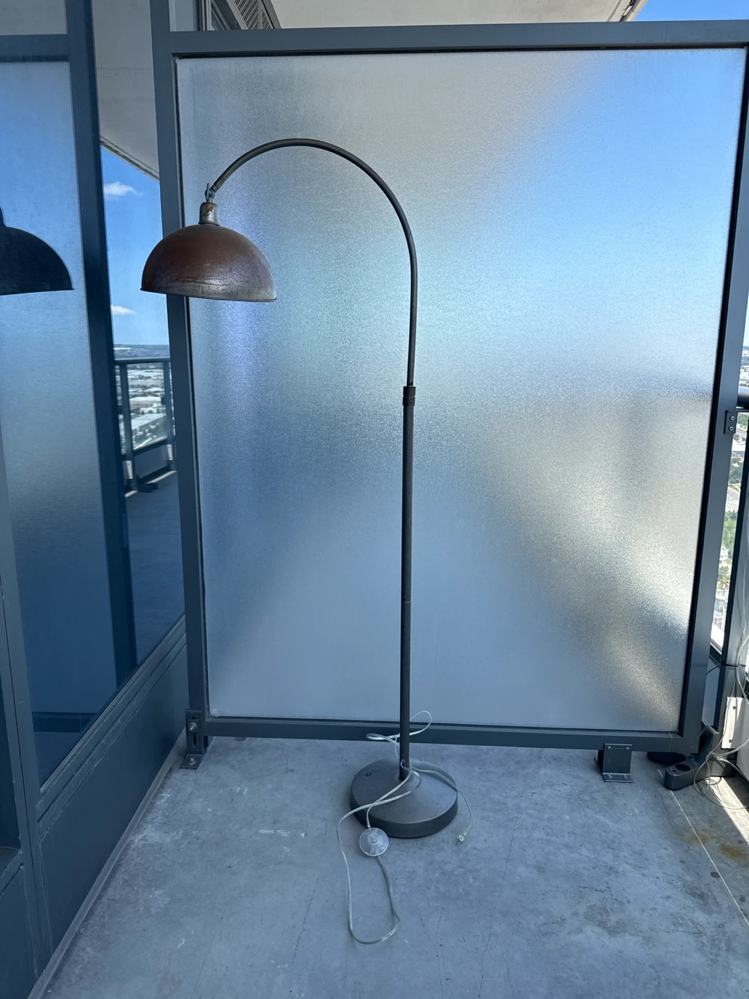 Arc Floor Lamp with Dome Shade