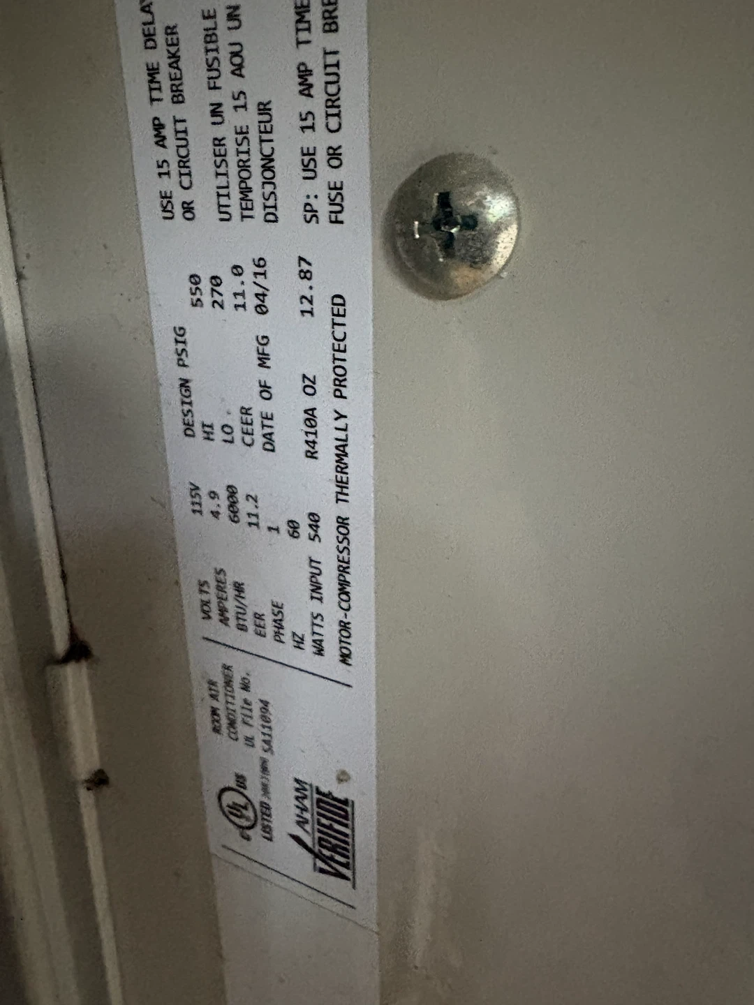 GE 6000 BTU Air Conditioner - photo 3