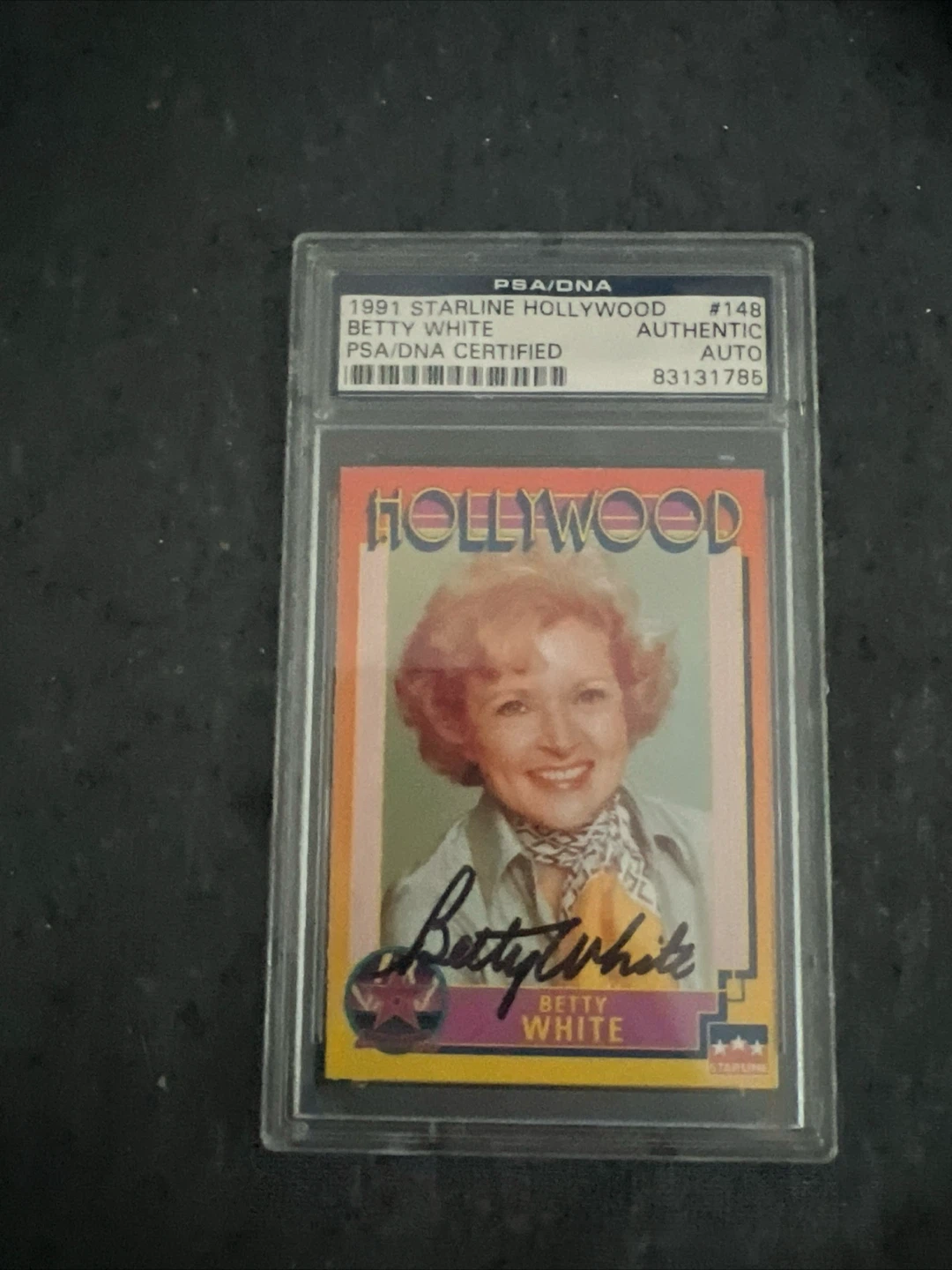 1991 Starline Hollywood Betty White Card #148 PSA/DNA Certified