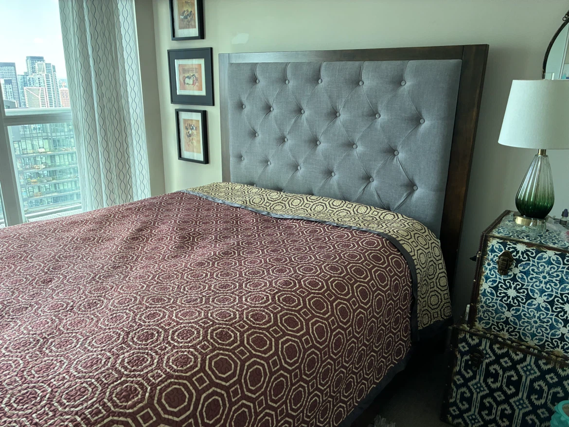 Queens size, Reversible Geometric Pattern Quilt - photo 2