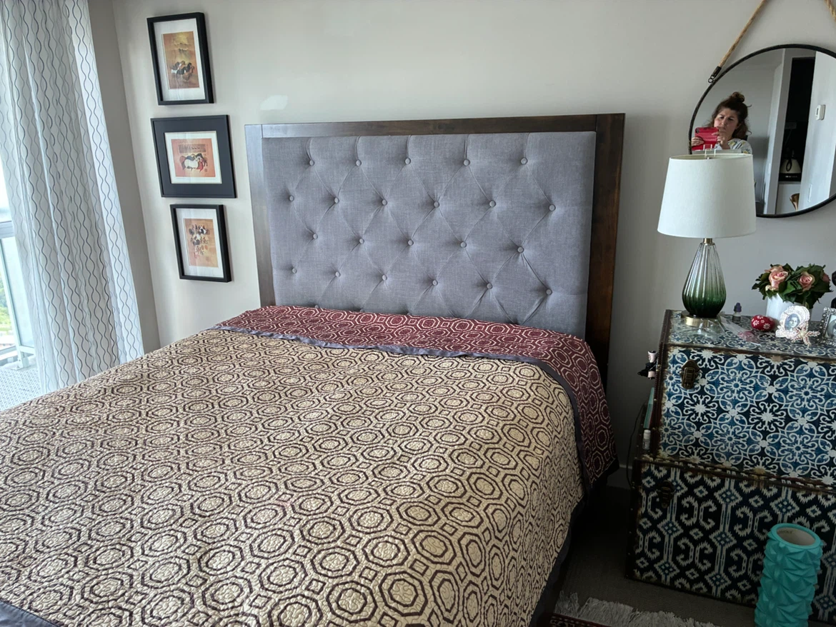 Queens size, Reversible Geometric Pattern Quilt
