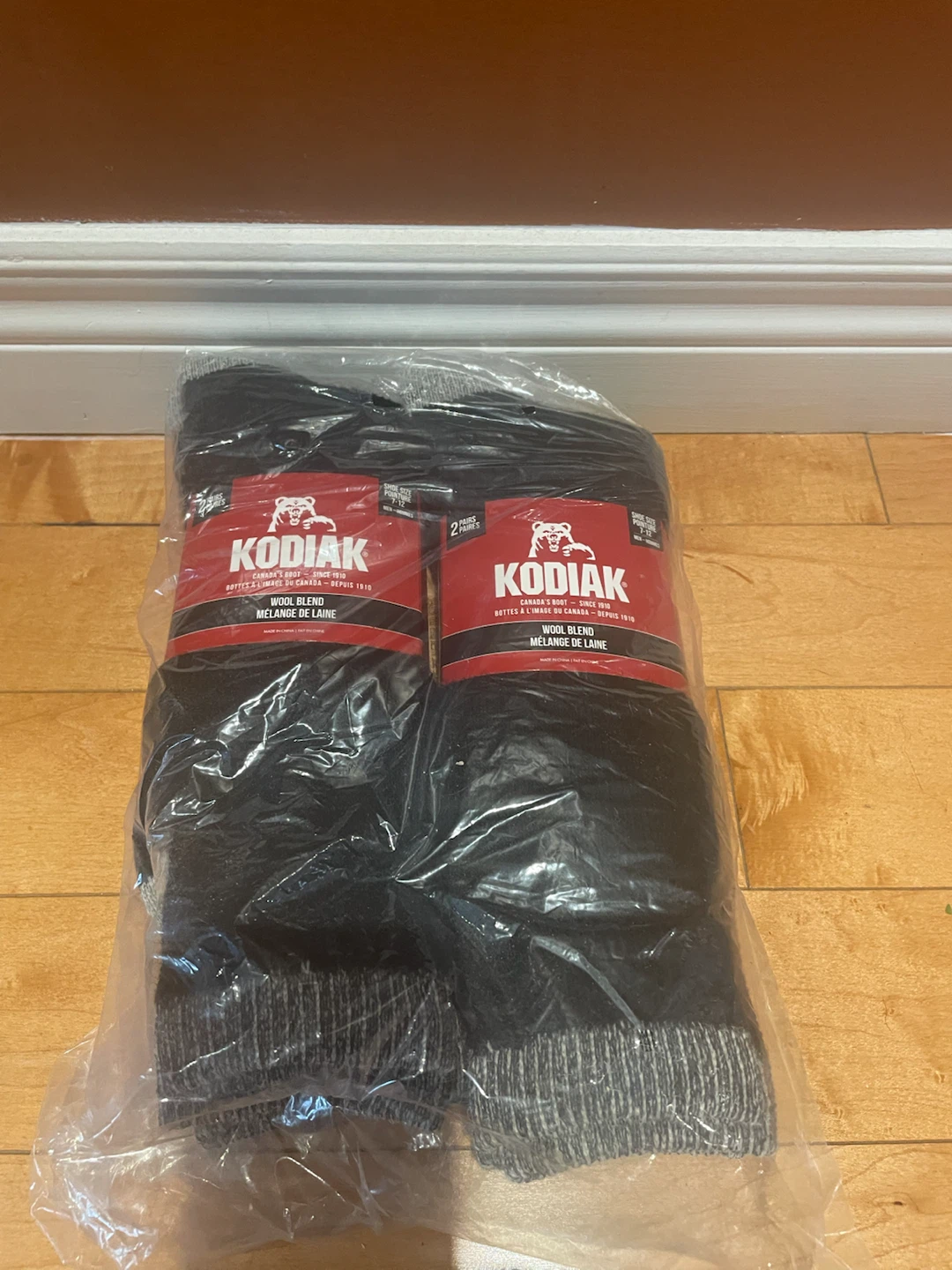 Kodiak Men's Wool Blend Socks (2 Pairs)