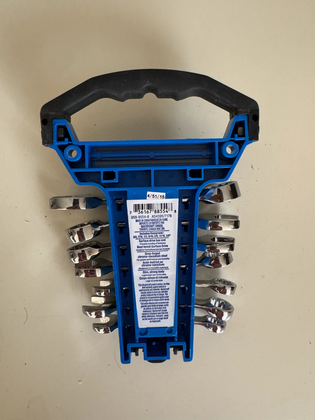 Mastercraft Stubby Combination Wrench Set - 7 Pieces - photo 3