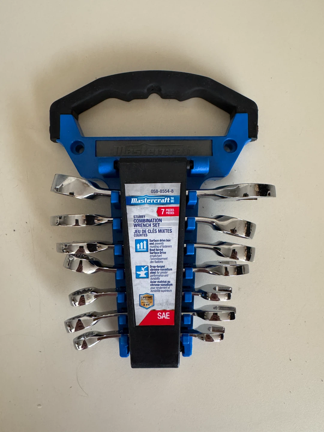 Mastercraft Stubby Combination Wrench Set - 7 Pieces - photo 4
