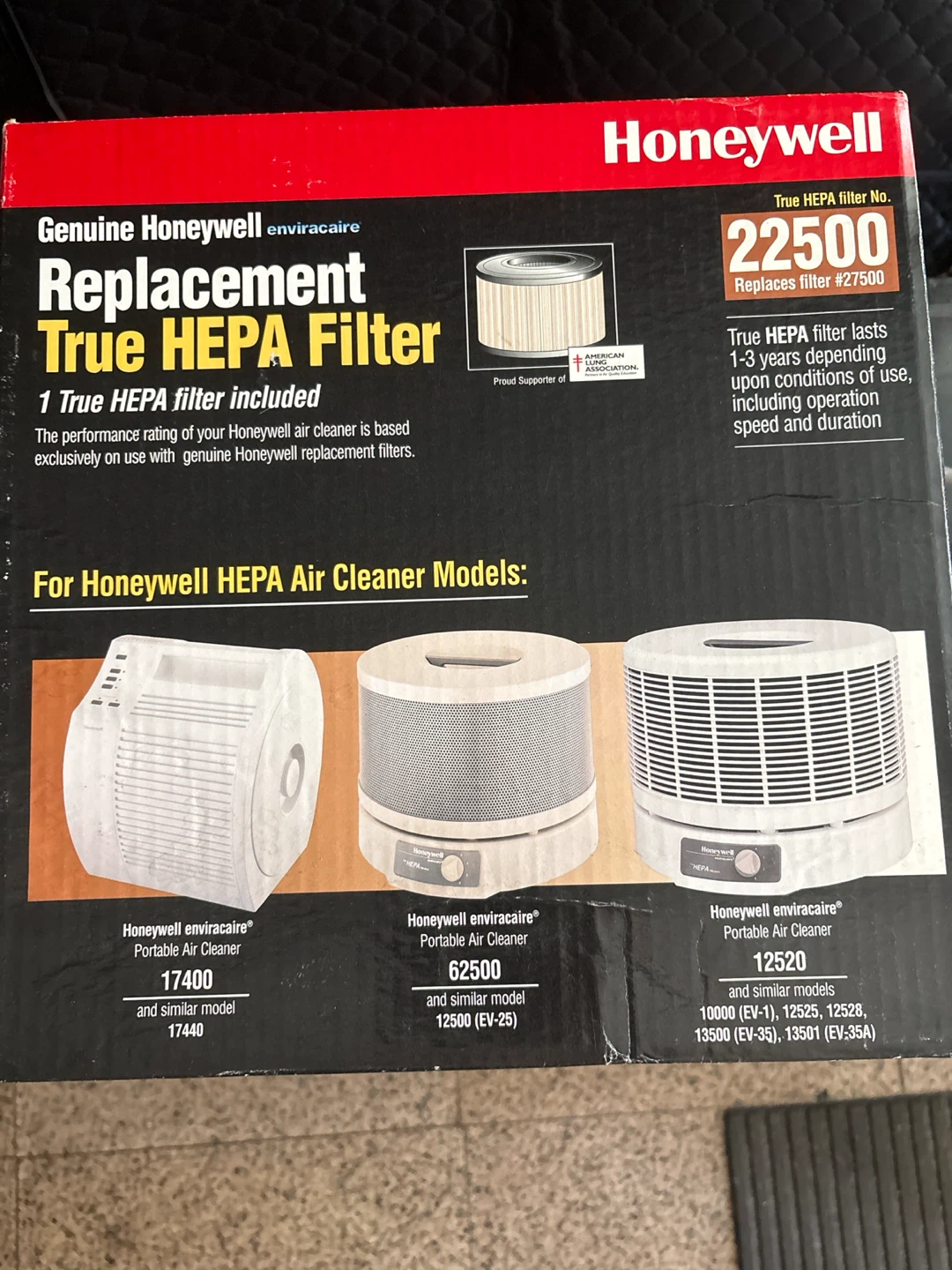 Honeywell Air Filter 17400 plus extra Filter - photo 2