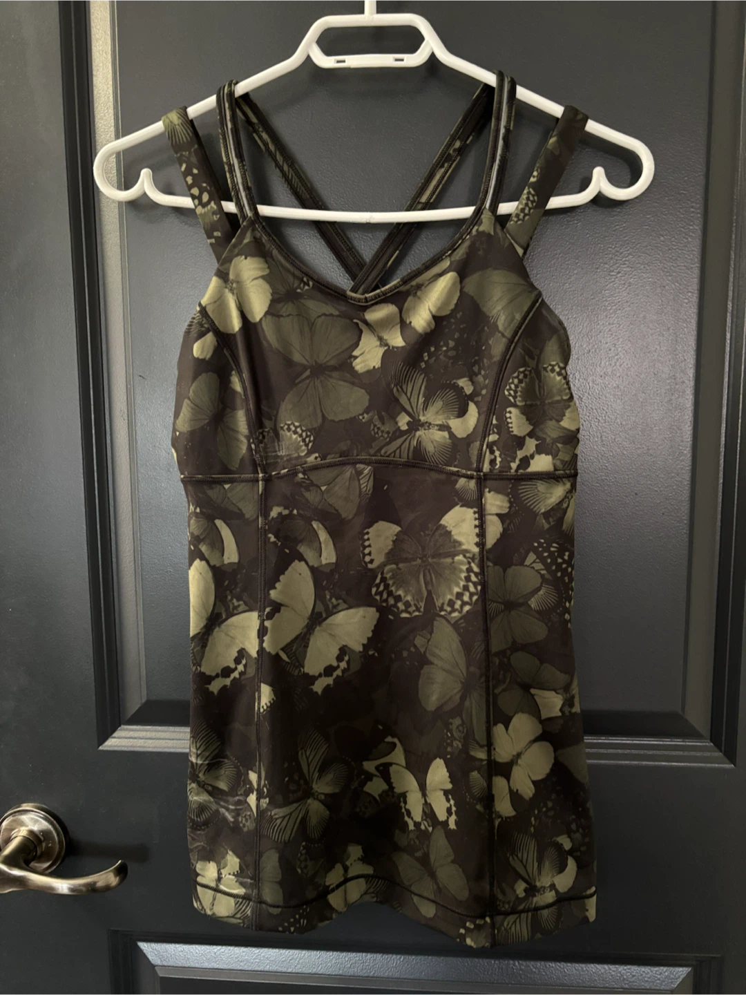 Lululemon Butterfly Print Tank Top