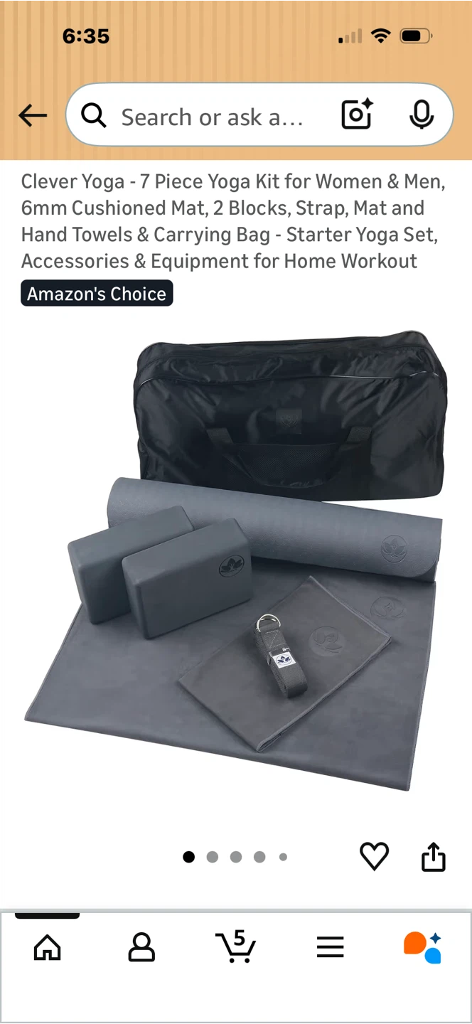 Clever Yoga 7 Piece Yoga Kit  & Bag - photo 3