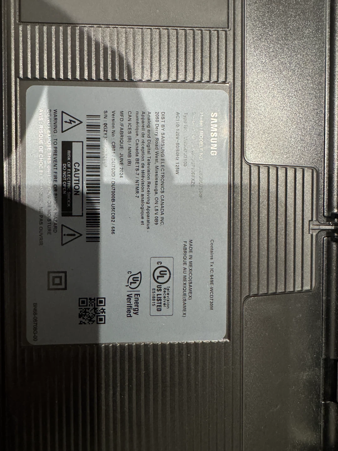 Samsung 50” Crystal UHD 4K Smart TV (UN50DU7100FXZC) - photo 2