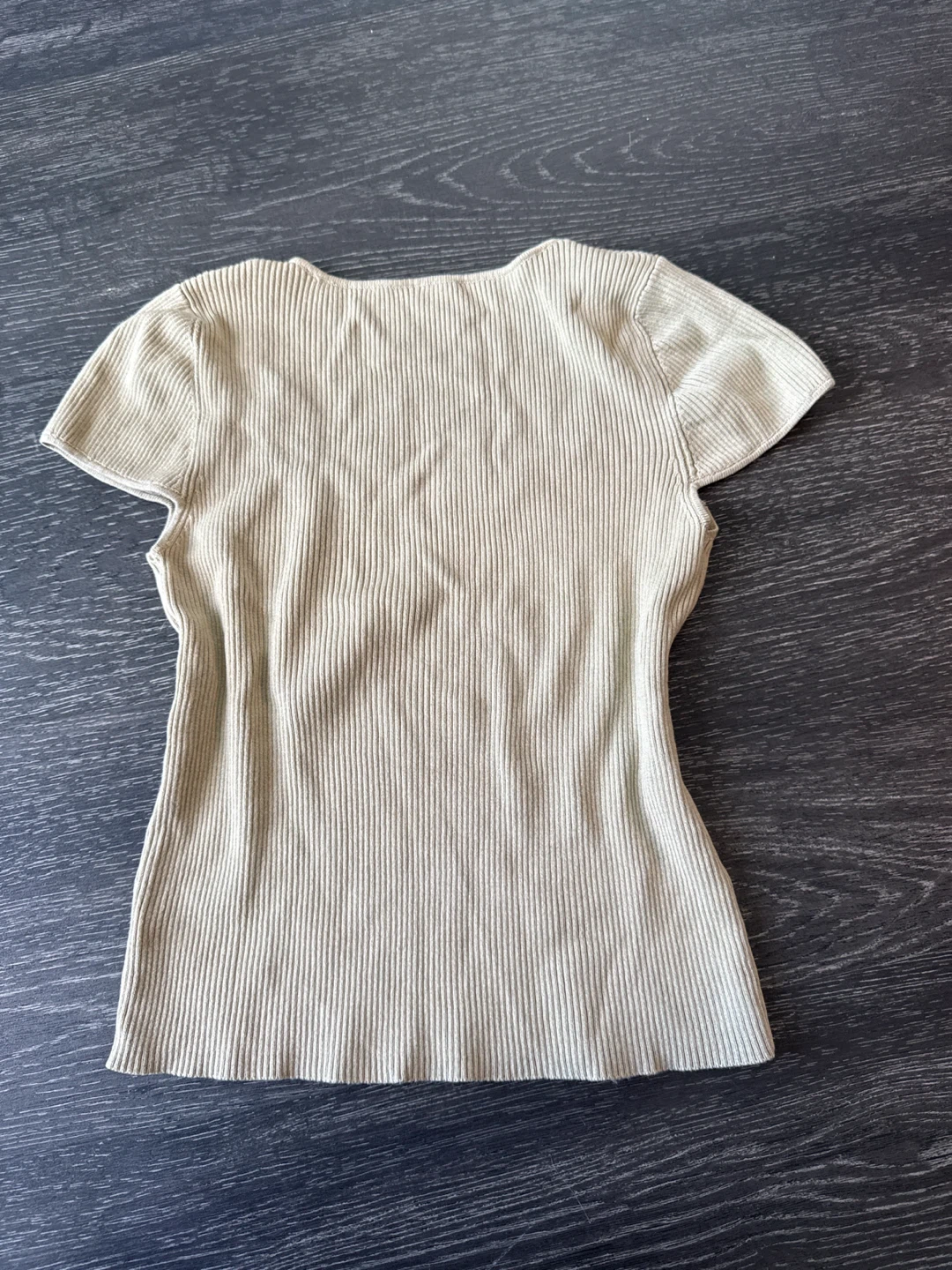 Ribbed Square Neck Top - photo 3
