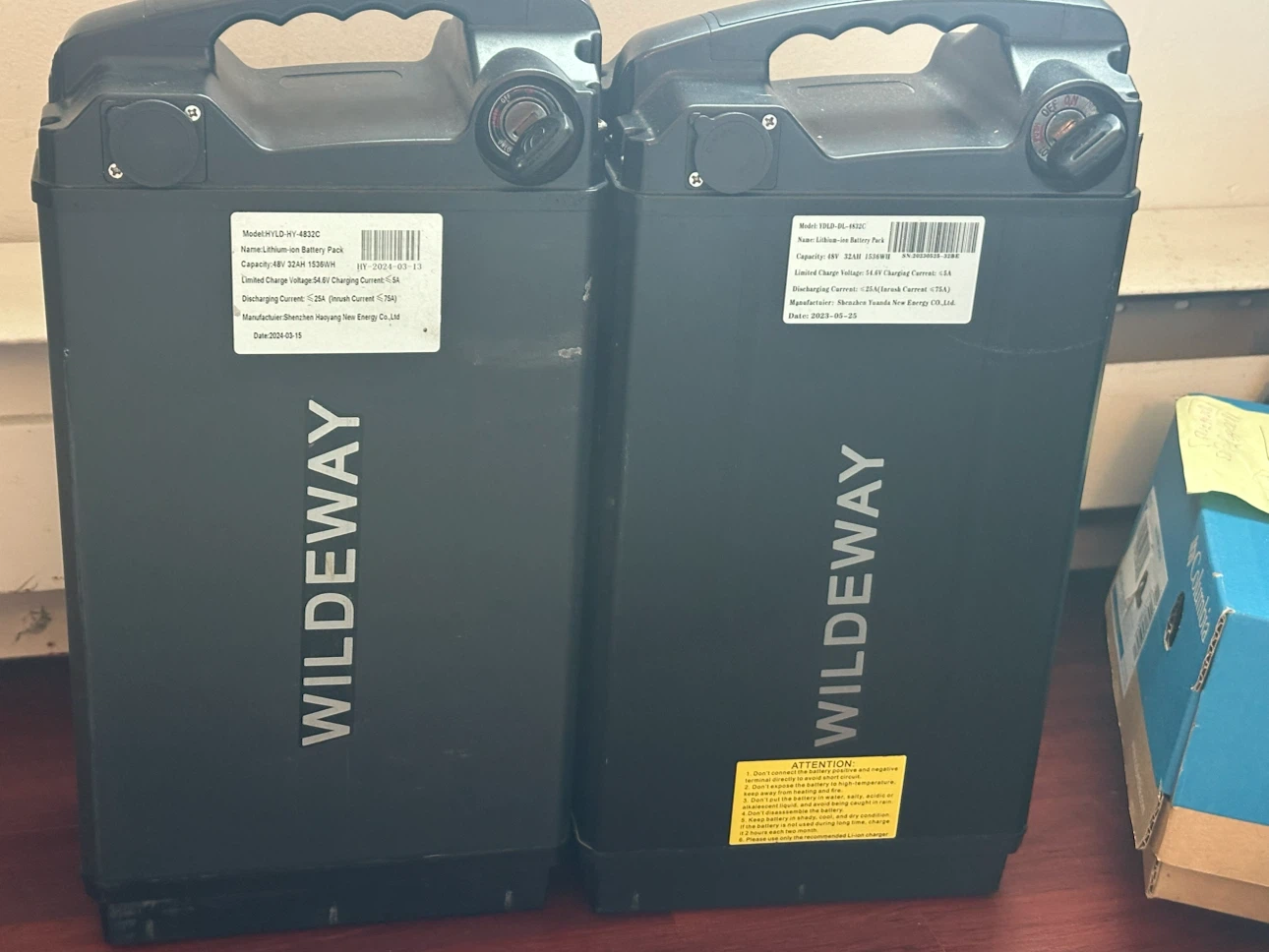 🔋 48V 32Ah E-Bike Battery – Great for Food Delivery