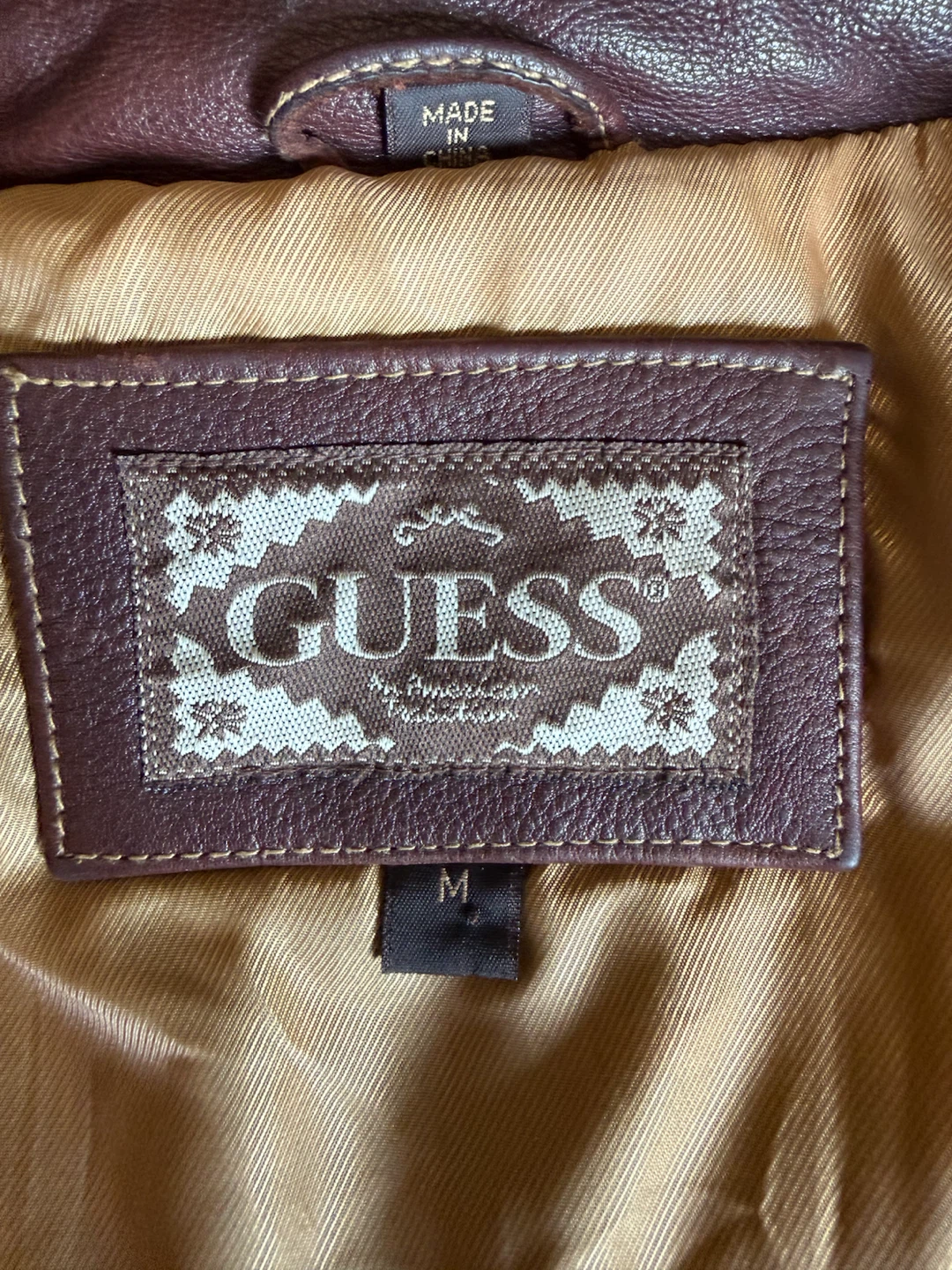 GUESS LEATHER COAT