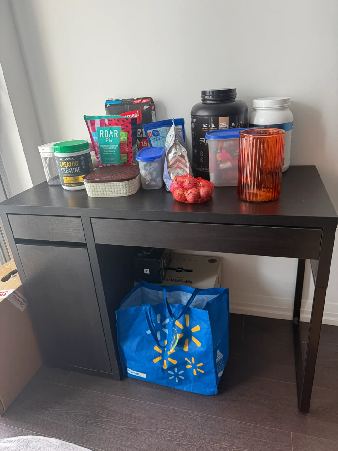 Ikea Micke Desk - Black/Brown