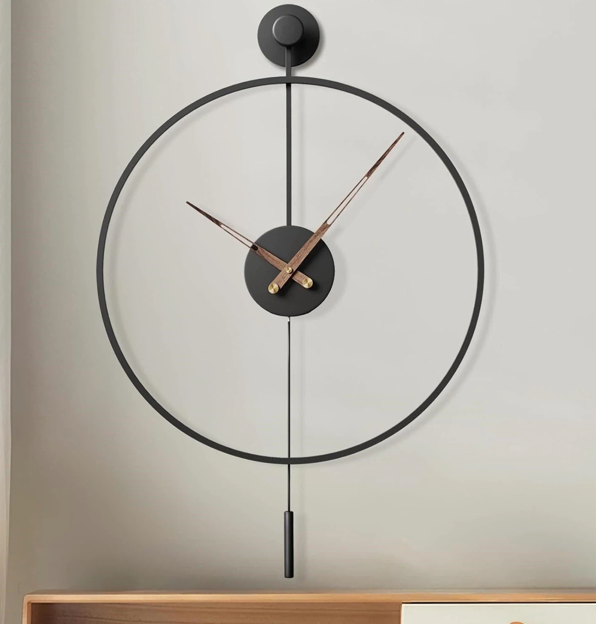 New in Box MuZi famlily Pendulum Wall Clock