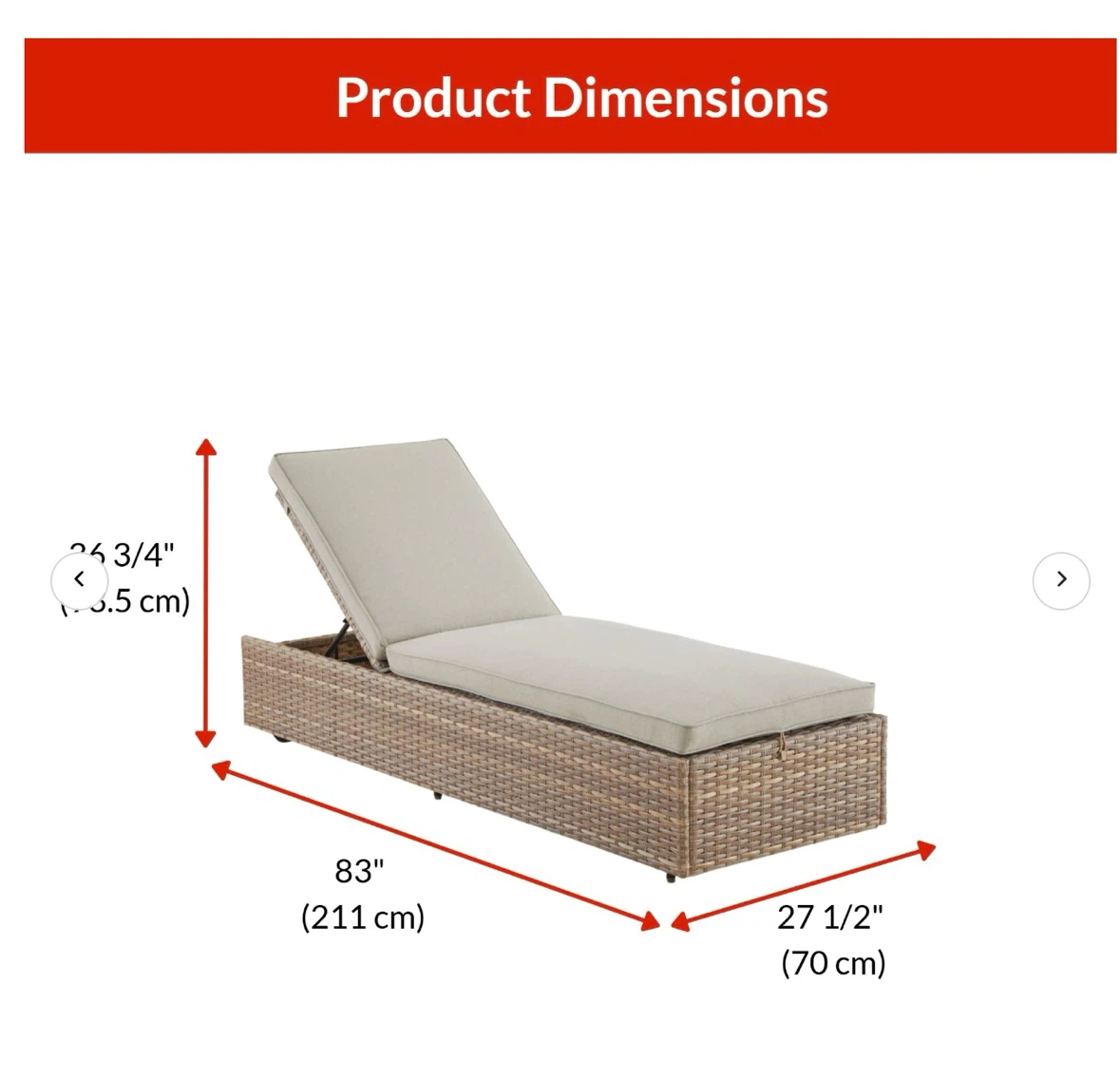 Wicker pool side lounger - photo 4
