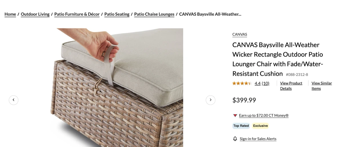 Wicker pool side lounger - photo 5