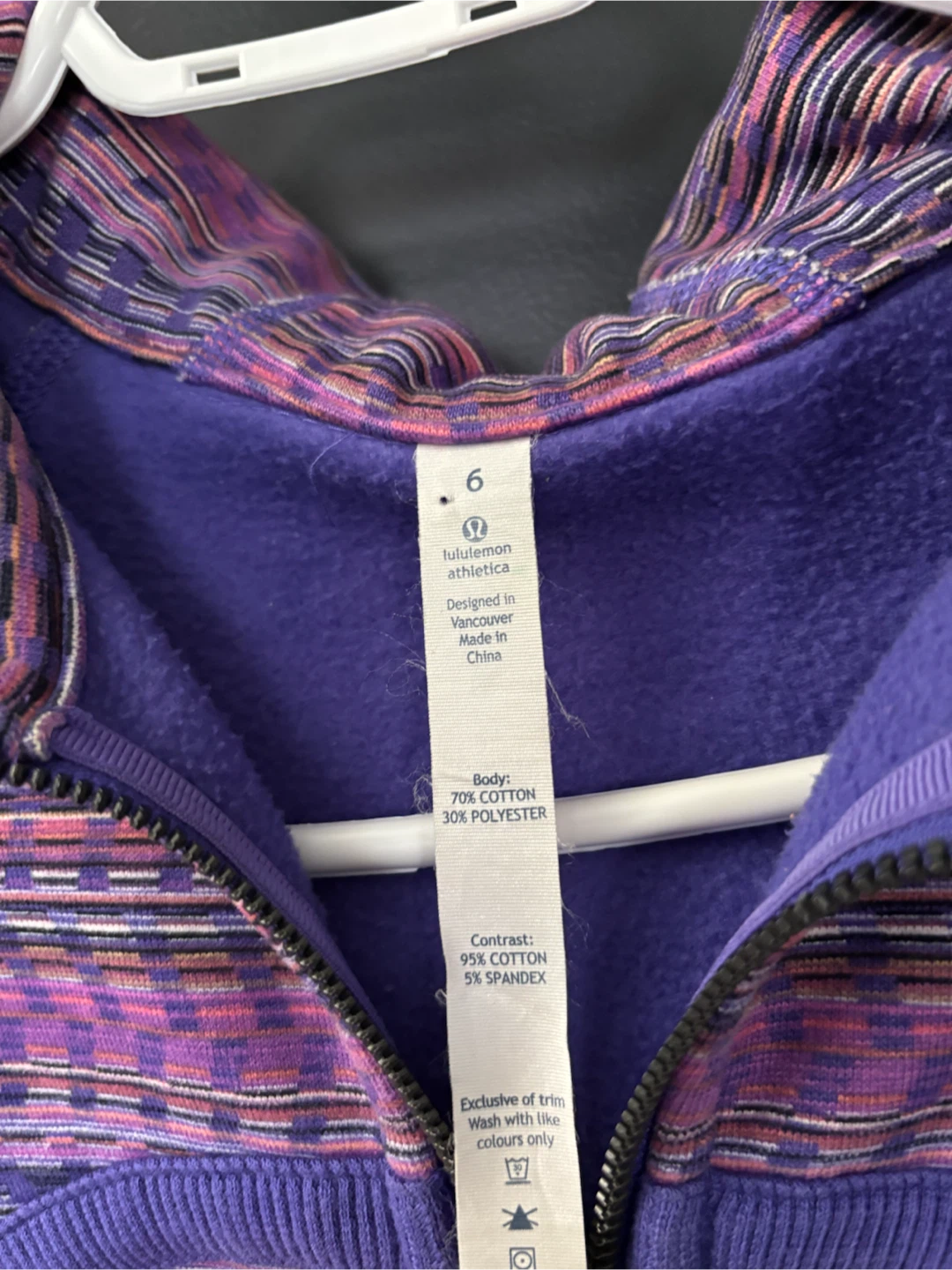 Lululemon Athletica Zip-Up Hoodie Size 6 - photo 2
