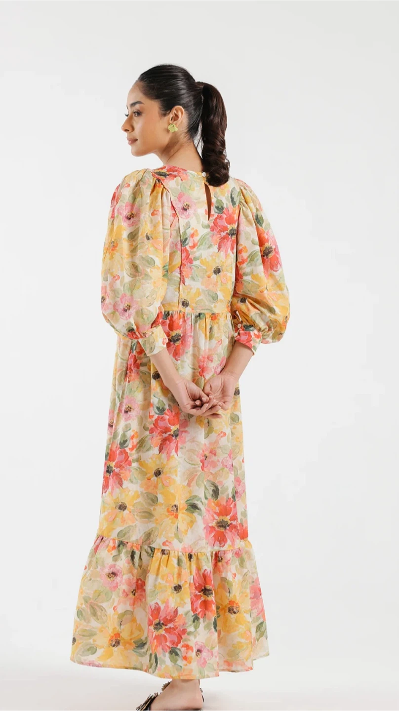Ethnic Floral Maxi Dress - photo 3