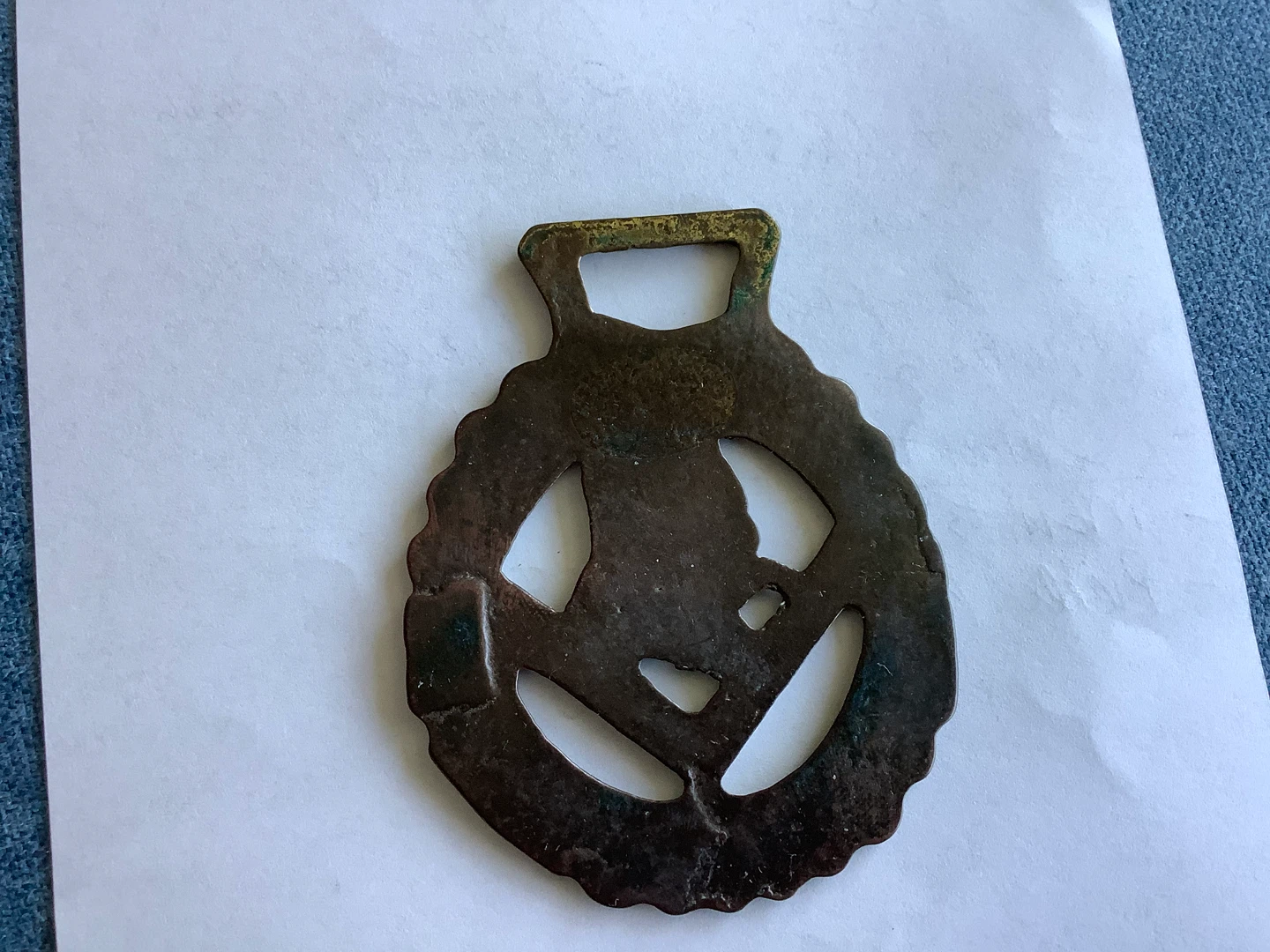 #4 Vt Brass Horse Medallion of Sir Winston Churchill 🐞 - photo 4