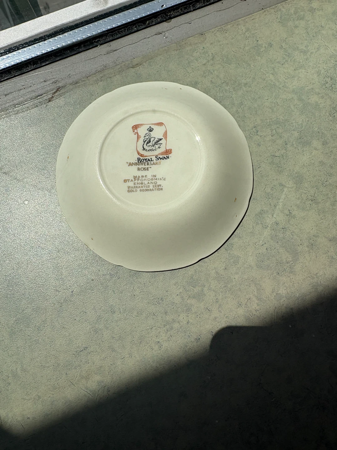 Royal Swan Anniversary Rose Dish - photo 2