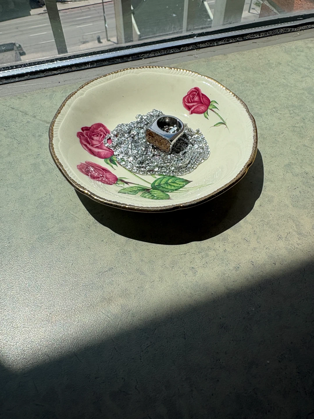 Royal Swan Anniversary Rose Dish - photo 3