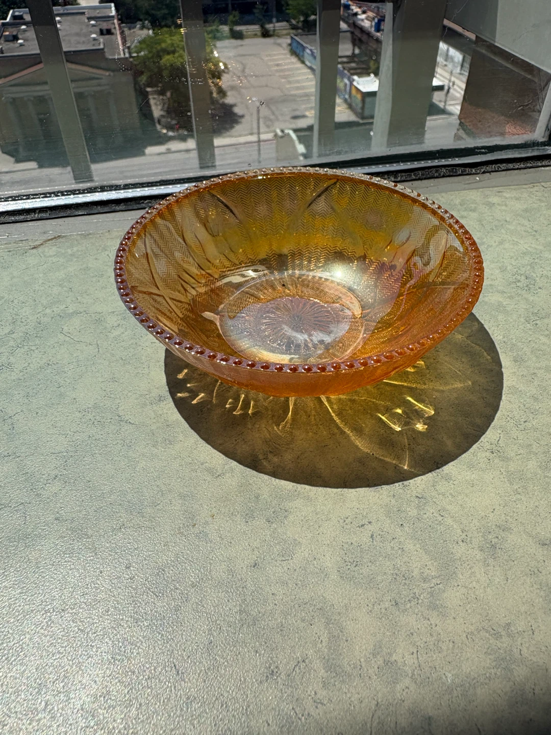 Set of 6 Vintage Orange Glass Bowls - photo 3