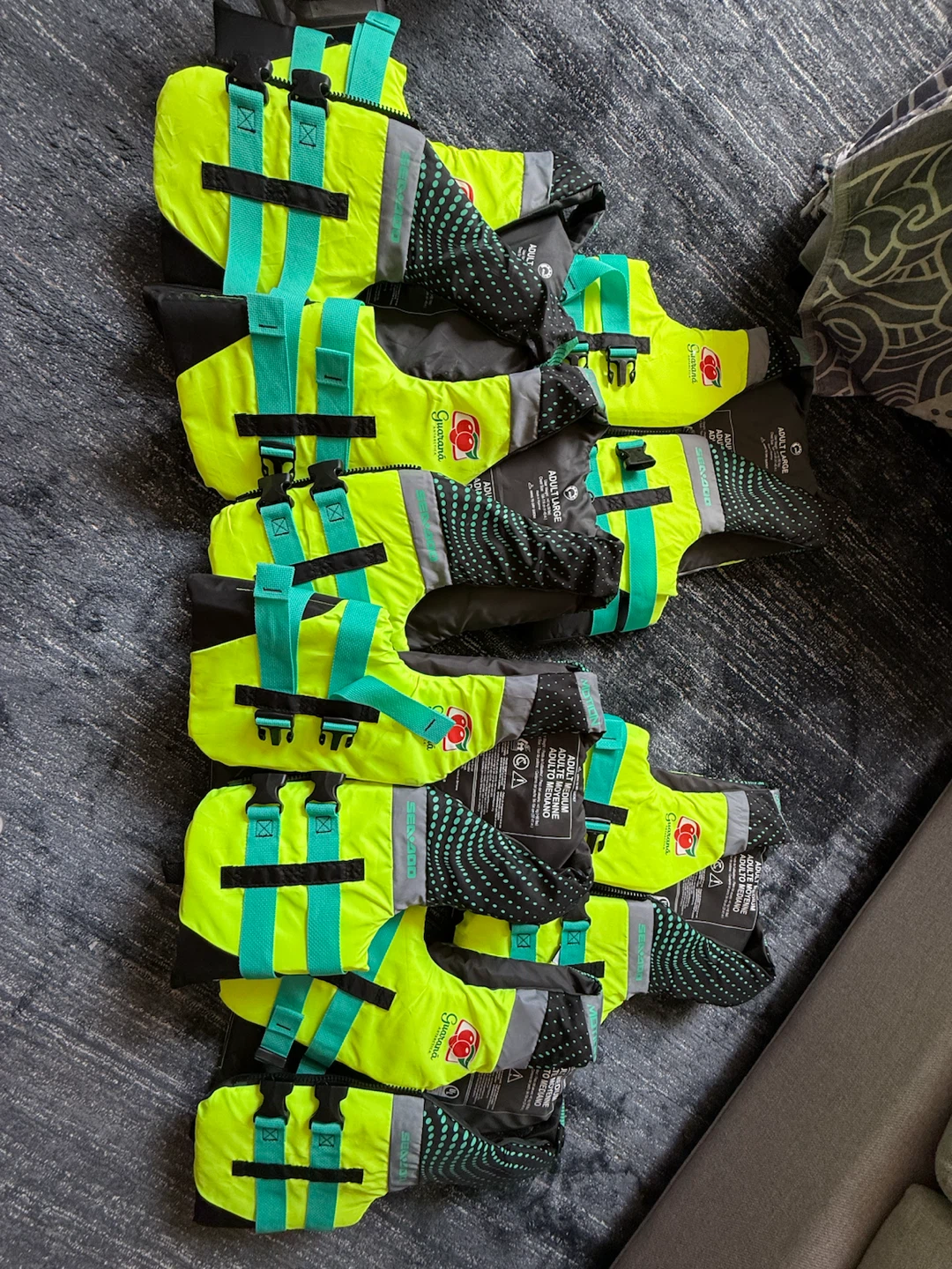 6 Sea-Doo Adult Life Jackets
