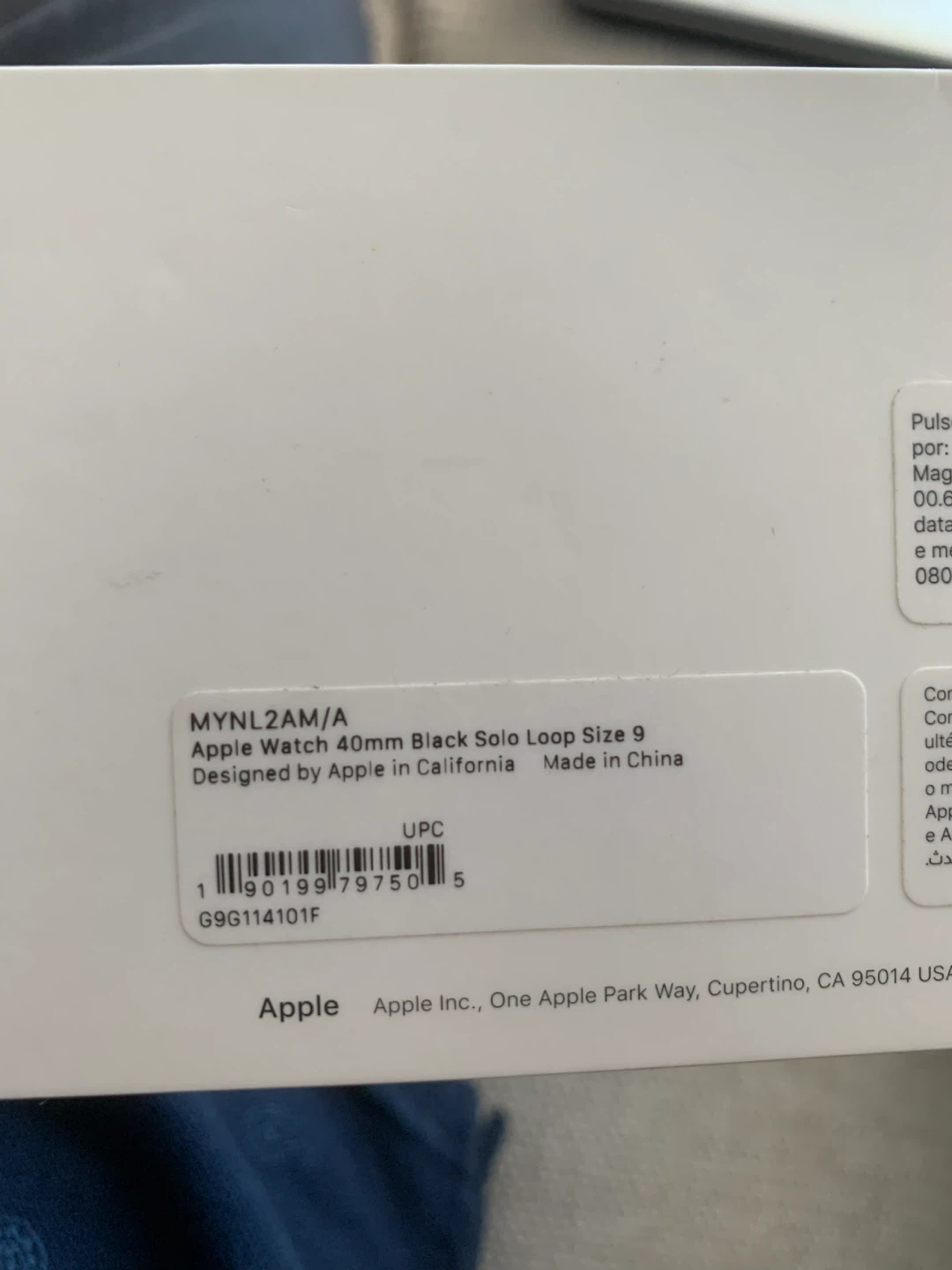 Apple Watch 40mm Black Solo Loop Size 9 - photo 3