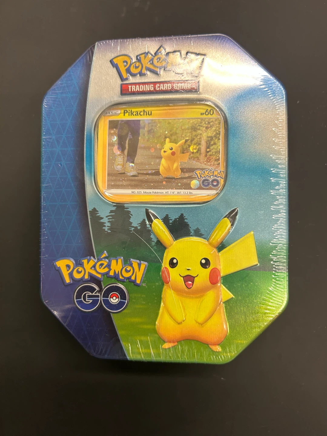 Pokemon GO Pikachu Trading Card Game Tin