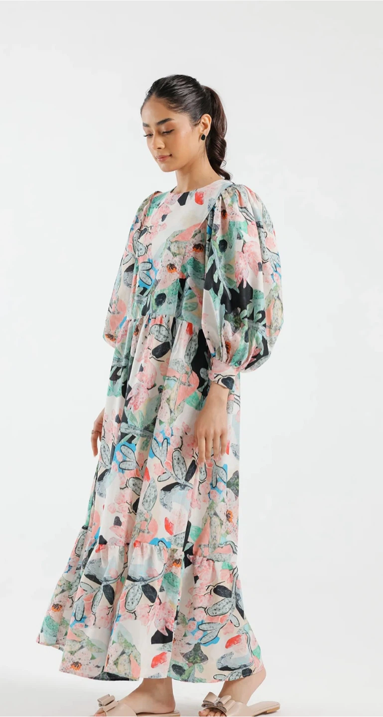 ETHNIC Floral Print Maxi Dress - photo 2