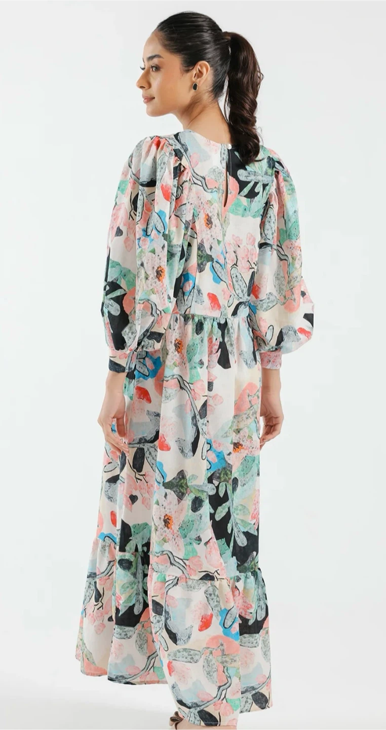 ETHNIC Floral Print Maxi Dress - photo 3