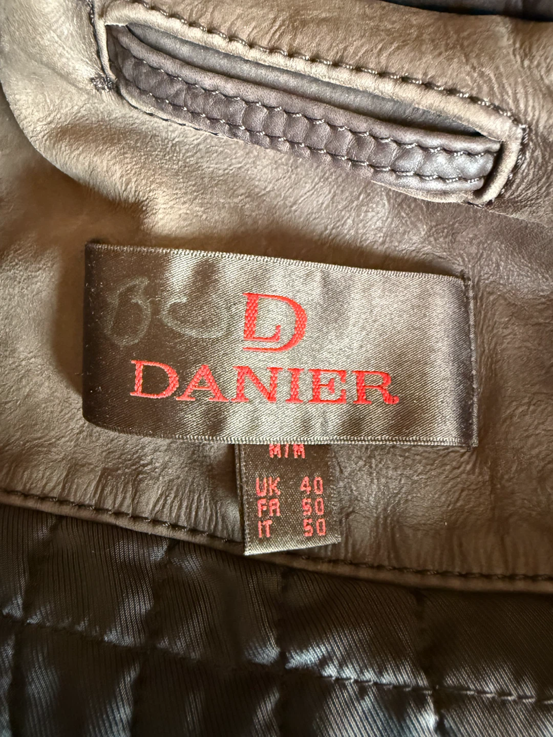 DANIER LEATHER COAT