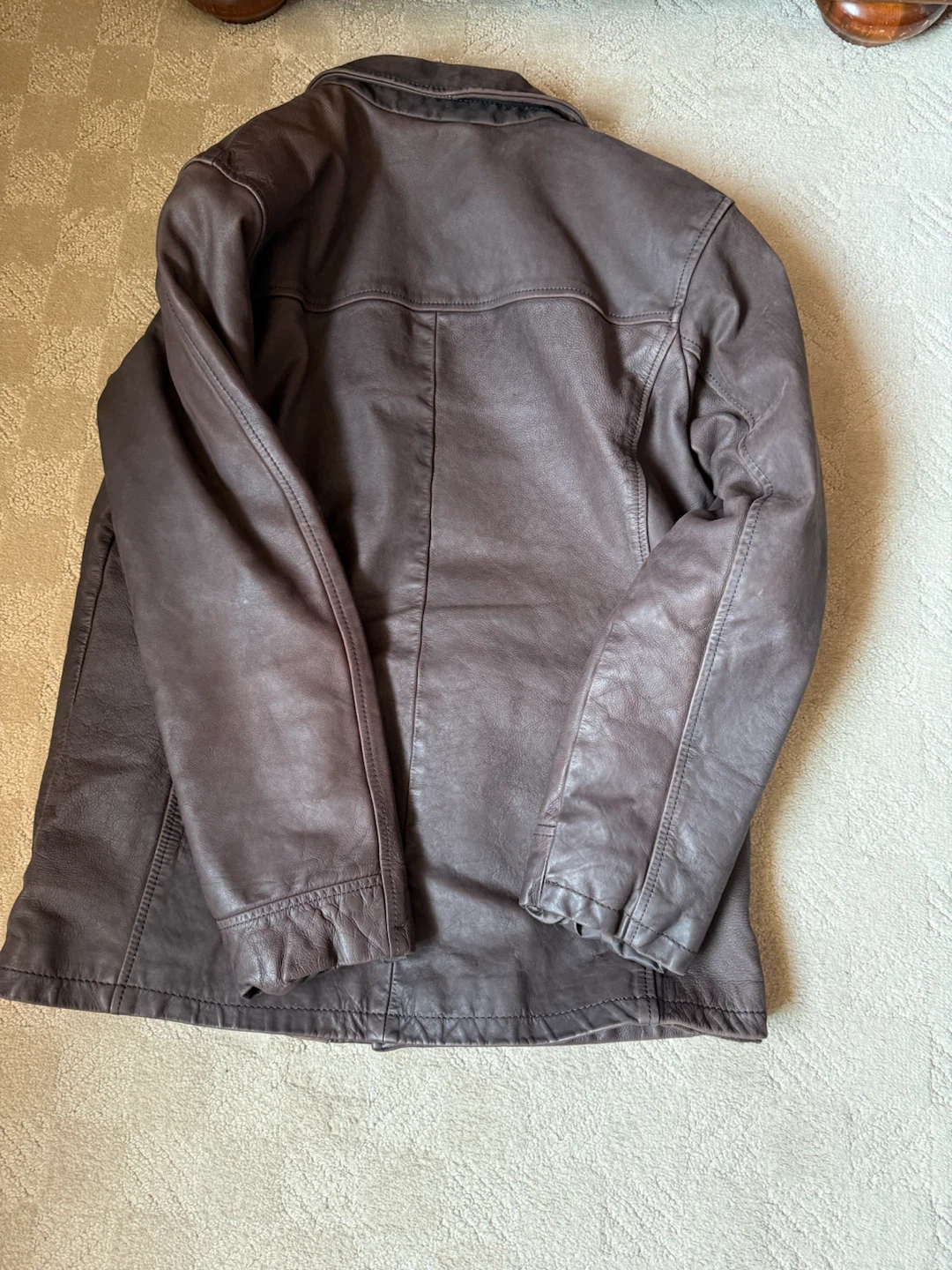 DANIER LEATHER COAT - photo 3