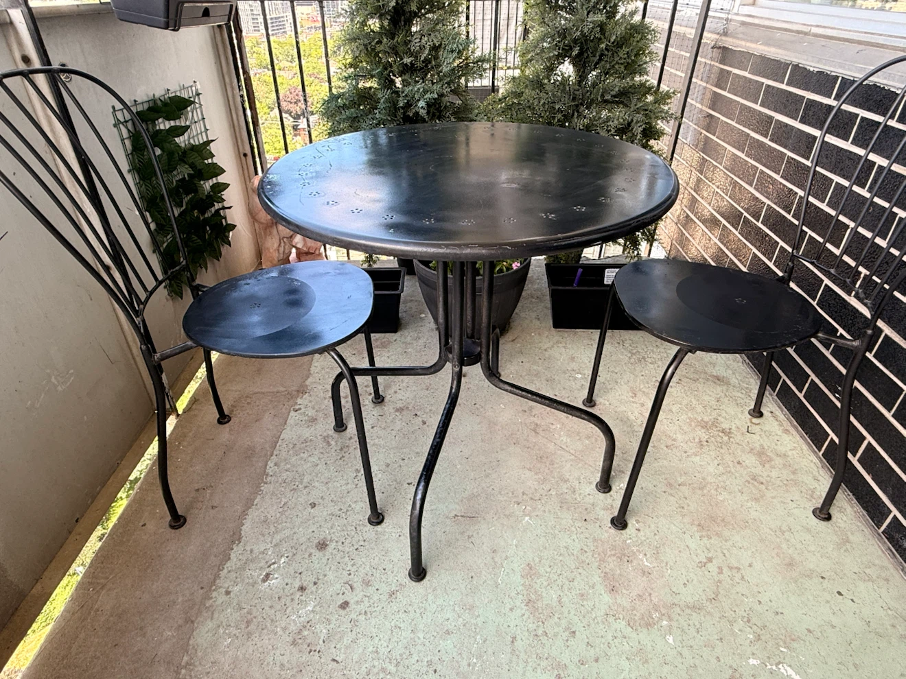 Metal Bistro Set