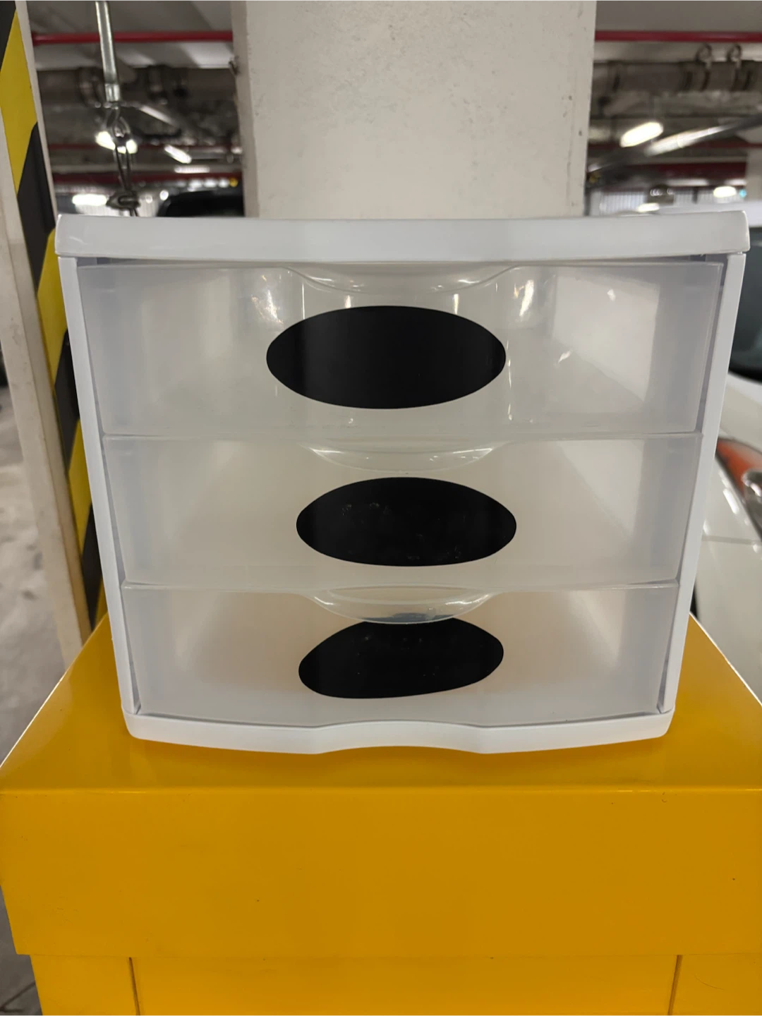 White 3-Drawer Storage Organizer