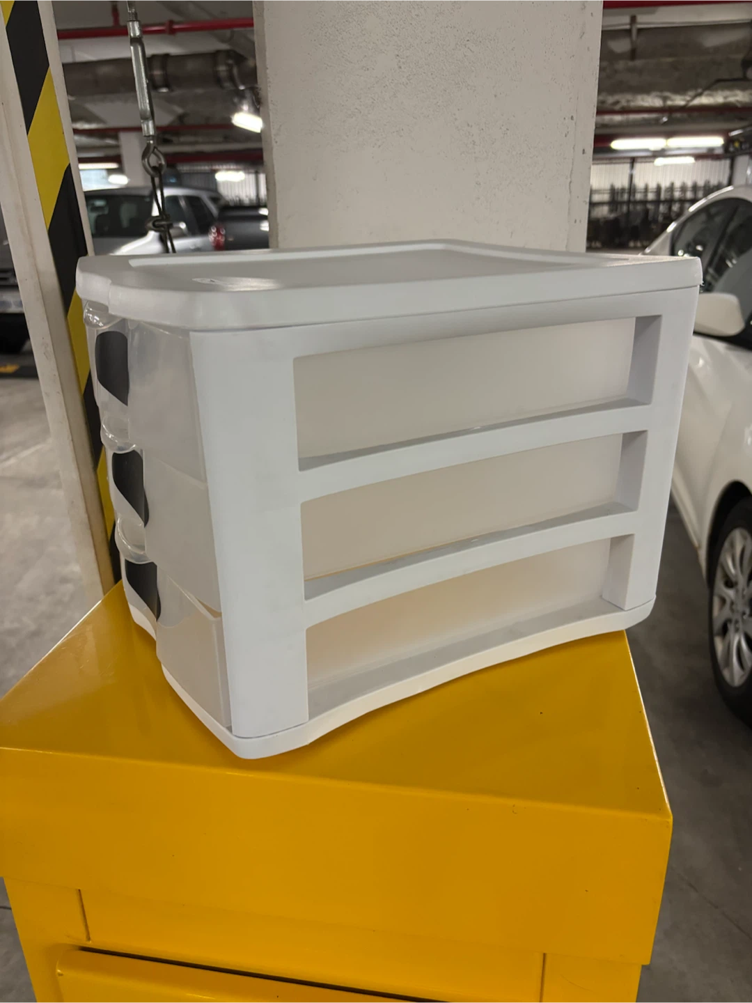 White 3-Drawer Storage Organizer - photo 2